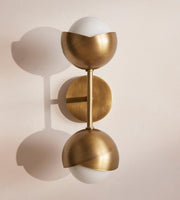 Seed Wall Light, Antique Brass