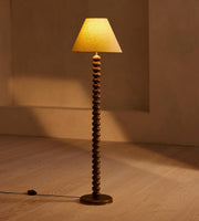 Greyson Floor Lamp, Oak, Tall