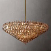 Chiaray Glass Multi-Tier Round Chandelier 61