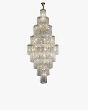 Aria Tiered Crystal Foyer Chandelier