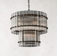 Load image into Gallery viewer, Modern San Marco Two-tier Round Luxury Chandelier 22&quot;