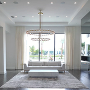 Arcachones Led Round Two-tier Chandelier 60