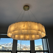 Regalis Alabaster Chandelier Light