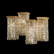 Post-Modern Light Luxury Rectangular Crystal Chandelier