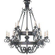 Vintage Iron Simple Candle Art Chandelier