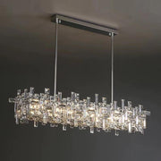 Art Irregular Block Collection Crystal Chandelier