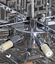 Art Irregular Block Collection Crystal Chandelier