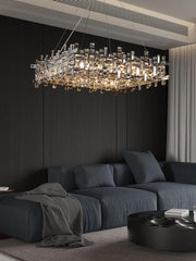 Art Irregular Block Collection Crystal Chandelier