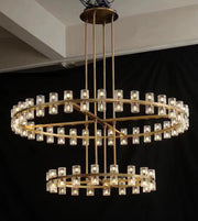 Arcachones Led Round Two-tier Chandelier 60