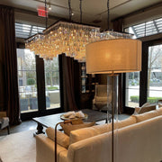 1920s Odeon Multi-Tier Crystal Square 47