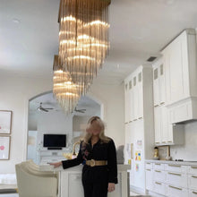 Load image into Gallery viewer, Whitley Square Chandelier 30&#39;&#39; for Living Room
