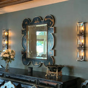 Harlow Crystal Triple Wall Sconce H 32