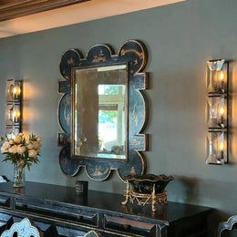 Harlow Crystal Triple Wall Sconce H 32