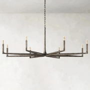 Thaddeus Round Chandelier 72'', Contemporary Chandelier Bedroom
