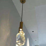 Modern Amorphous Crystal Pendant Light