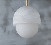 Lottie Alabaster Designer Marble Pendant Lights for Kitchen Island