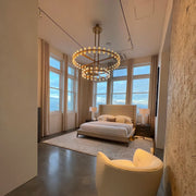 Arcachones Led Round Two-tier Chandelier 60