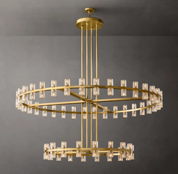 Arcachones Led Round Two-tier Chandelier 60