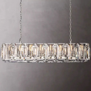 Harlowe Crystal Rectangular Chandelier Light 62