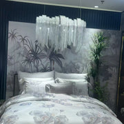 Alana Aluminum Chain Tassel Long Branch Chandelier Light  35