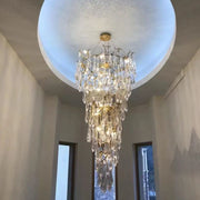 Lake Modern Crystal Round Branch Chandelier Light