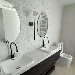 Boule De Clear Crystal Grand Wall Sconce