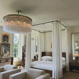 Caesar Glass Tube  Round Chandelier 60