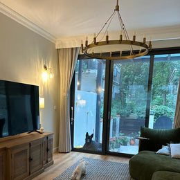 Filament Vintage Round chandelier 26