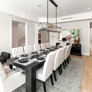 Harlowe Crystal Rectangular Chandelier 42