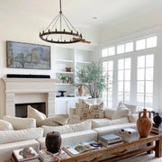 Filament Vintage Round chandelier 38