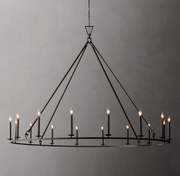 19Th C. English Openwork Round Chandelier