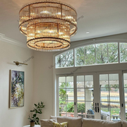 Modern San Marco Two-tier Round Luxury Chandelier Light 60