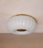 Sirrel Glass Flush Light 14''D