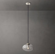 Cabrette Clear/Amber Glass Pendant