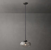 Cabrette Clear/Amber Glass Pendant