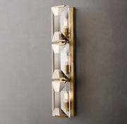 Harlow Crystal Triple Wall Sconce H 32