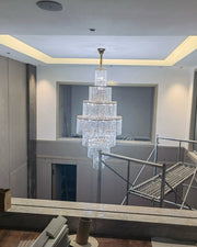 Aria Tiered Crystal Foyer Chandelier