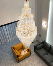Aria Tiered Crystal Foyer Chandelier