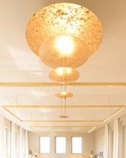 Aria Gold Tiered Discs Chandelier