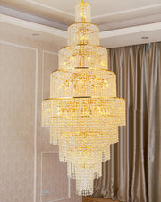 Aria Tiered Crystal Foyer Chandelier