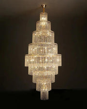 Aria Tiered Crystal Foyer Chandelier