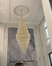 Aria Tiered Crystal Foyer Chandelier
