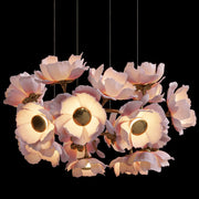 Camellia flower artist style Chandelier light