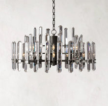 Load image into Gallery viewer, Bonnington Round Chandelier 36&quot;  Crystal Chandelier