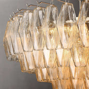 Chiaray Glass Multi-Tier Round Chandelier 47