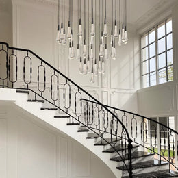 Solitaire Round Crystal Chandelier 17