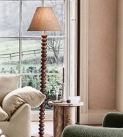 Greyson Floor Lamp, Oak, Tall