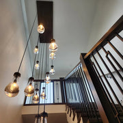 Rain Linear Modern Dining Room Chandelier Light 72