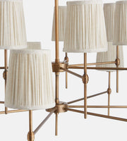 Isobella Chandelier, Antiqued Brass, Large