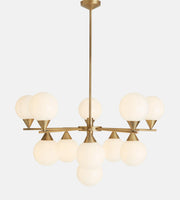 Spindle Glass Chandelier 35.4